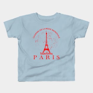 Eiffel Tower Paris Kids T-Shirt